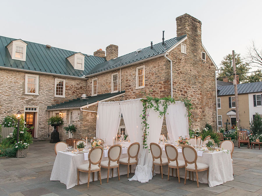 terrace wedding