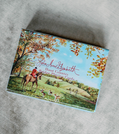 Red Fox bridge cards - Lydia Marie Elizabeth Collection